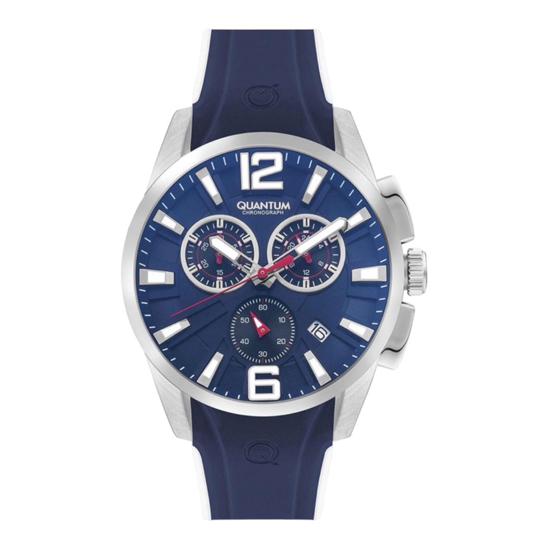 Photoroom_20240702_103339 QUANTUM Powertech Chronograph Blue Silicone Strap PWG1076.399 - Image 1