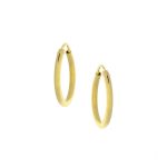 Σκουλαρίκια gold hoops-κρικάκια ασήμι 925°