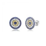 Σκουλαρίκια στόχοι από ασήμι 925°