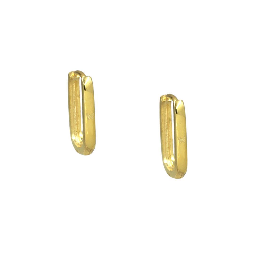 IMG_20240904_123448 Σκουλαρίκια Oraya gold hoops κρίκοι ασήμι 925° - Image 1