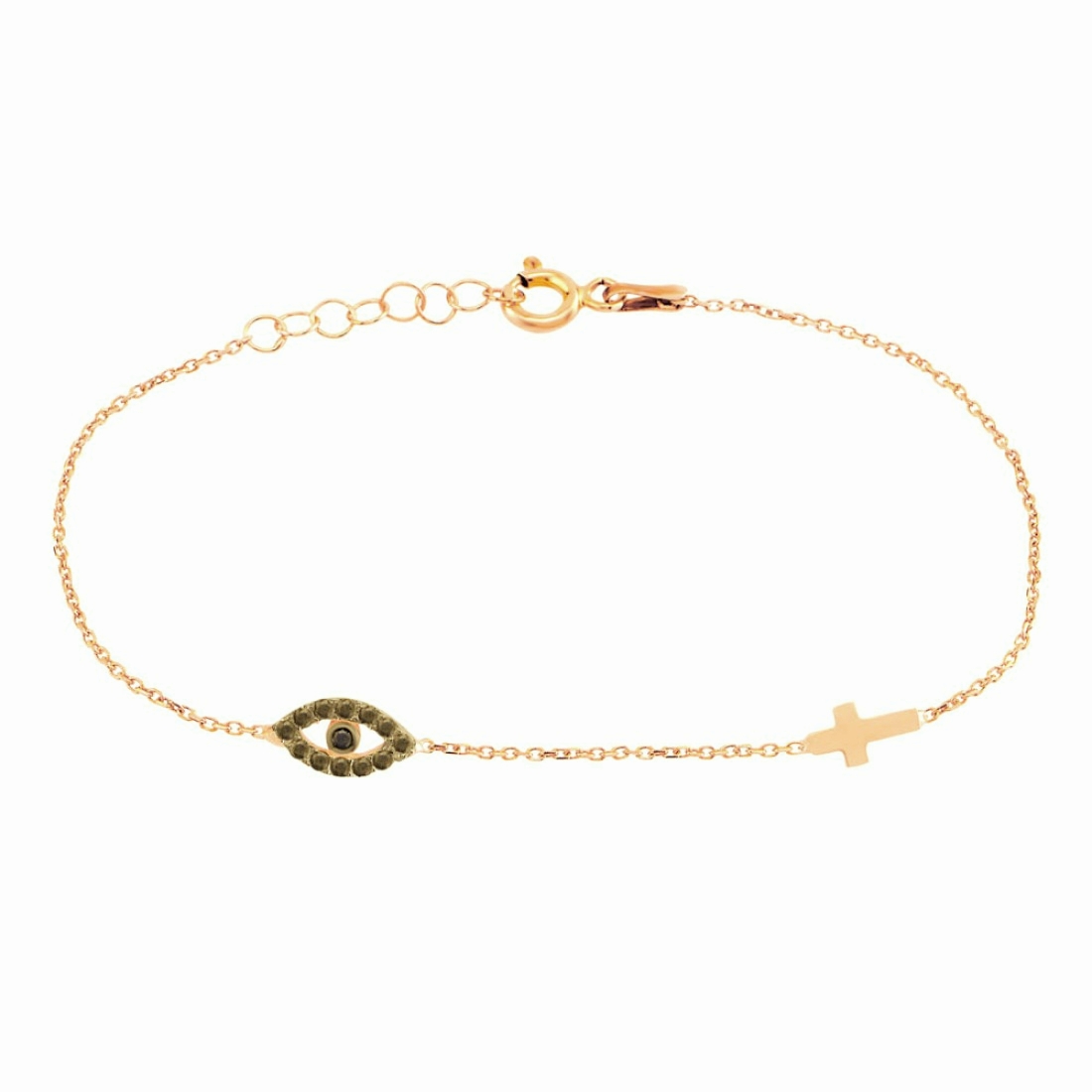 IMG_20241228_130533 Βραχιόλι black eye cross από ασήμι 925° - Image 1