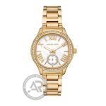 Ρολόι Michael Kors Sage MK4805 Με Χρυσό Μπρασελέ & Ζιργκόν