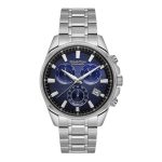 Ρολόι ανδρικό QUANTUM Powertech Chronograph Silver Metallic Bracelet PWG1122.390