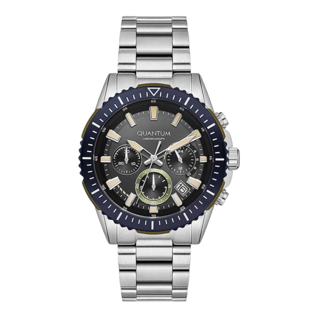 Photoroom_20241212_131214 Ρολόι ανδρικό QUANTUM Powertech Chronograph Silver Metallic Bracelet PWG1128.350 - Image 1
