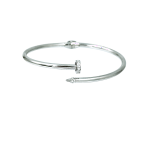 Βραχιόλι γυναικείο χειροπέδα καρφί bangle Pin από ασήμι 925°