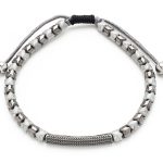 Βραχιόλι Μακραμέ Με Χάντρες Αιματίτη L31A-B092-1