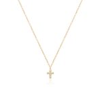Κολιέ με σταυρό από ασήμι 925°