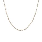 Κολιέ ροζάριο μαργαριτάρια από ασήμι 925°