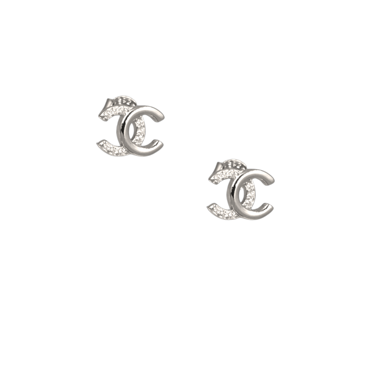 Photoroom-20250127_110401 Σκουλαρίκια CC zirconia από ασήμι 925° - Image 1