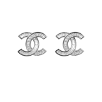 Σκουλαρίκια εντυπωσιακά CC zirconia από ασήμι 925°