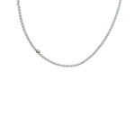 Κολιέ heart pearl από ασήμι 925°