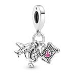 Charm travel για βραχιόλι από ασήμι 925°