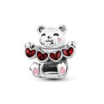 Charm smiling bear για βραχιόλι από ασήμι 925°