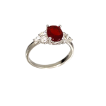 Δαχτυλίδι Red addiction από ασήμι 925°