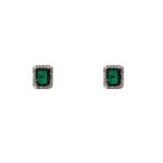 Σκουλαρίκια tourmaline earrings από ασήμι 925°