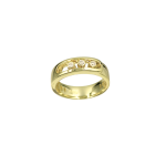 Δαχτυλίδι gold delancy από ασήμι 925°