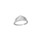 Δαχτυλίδι Princess's tiara από ασήμι 925°