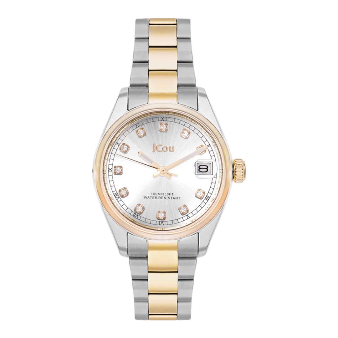 Photoroom_20250331_115013 JCOU Serenity Two-Tone Gold Stainless Steel Bracelet JU19068-6 - Image 1