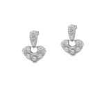Σκουλαρίκια glam hearts από ασήμι 925°