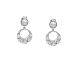 Σκουλαρίκια glam rounds από ασήμι 925°