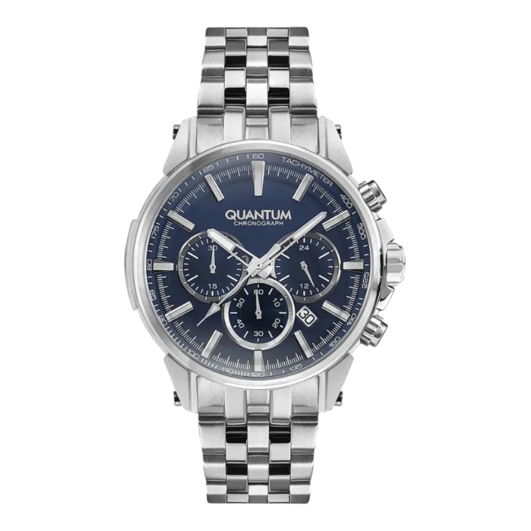 Photoroom_20250403_124245 Ρολόι ανδρικό QUANTUM Chronograph Stainless Steel Bracelet PWG882.390 - Image 1