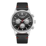 Ρολόι ανδρικό LEE COOPER Black Leather Strap LC08001.351