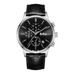 Ρολόι ανδρικό LEE COOPER Black Leather Strap LC08154.351