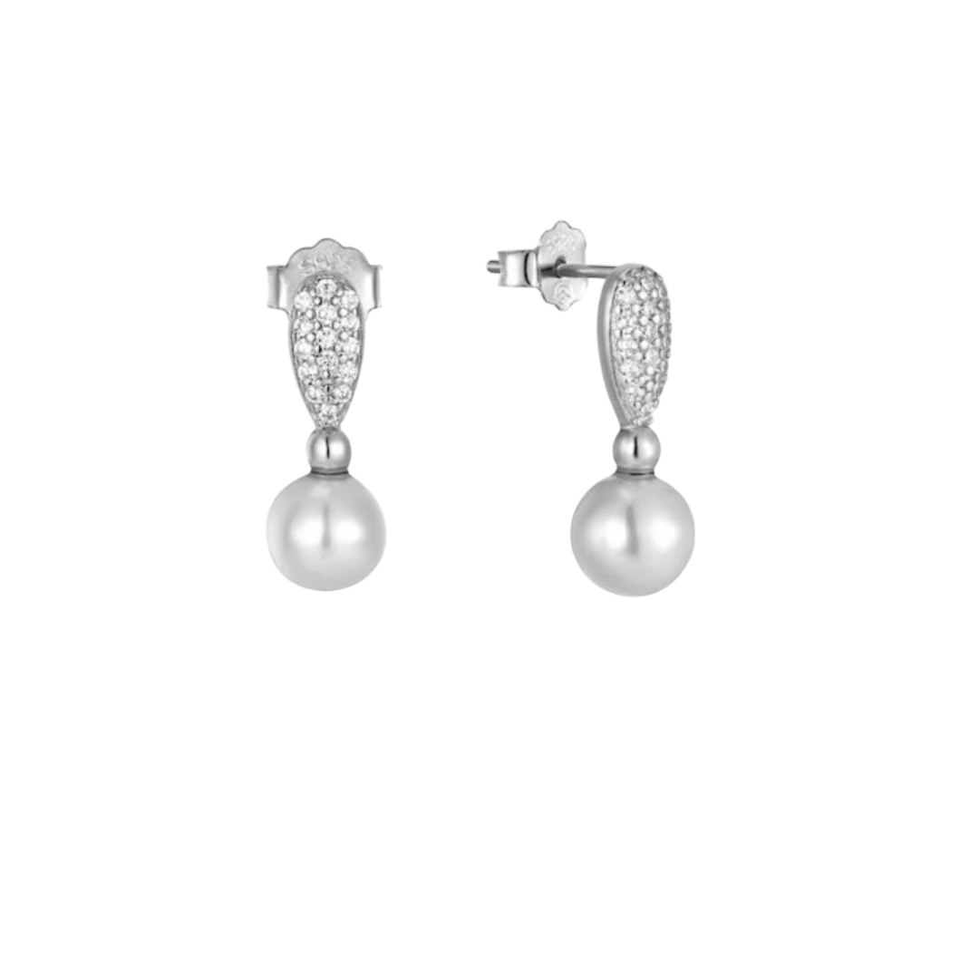 Screenshot_2025-04-29-11-07-25-973_com.google.android.googlequicksearchbox Σκουλαρίκια glossy pearl drop από ασήμι 925° - Image 1