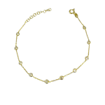 Βραχιόλι Bright με πέτρες από επιχρυσωμένο ασήμι 925°