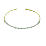 Βραχιόλι χρυσό Melissa με ζιργκόν πέτρες Κ14