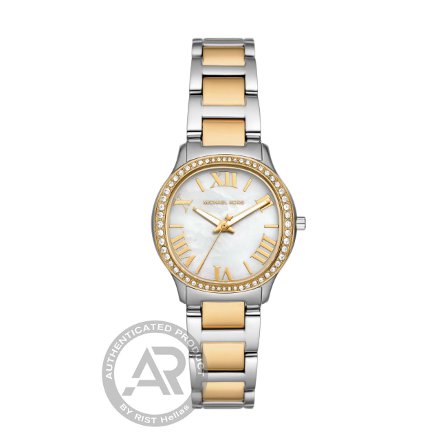 IMG-f6664066d054bccc98d3db4dbb75a21b-V Ρολόι Michael Kors Sage two tone stainless steel MK4910 - Image 1