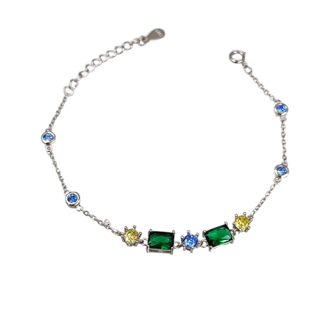 IMG_20250717_100331 Βραχιόλι Edem με ζιργκόν από ασήμι 925° - Image 1