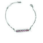 Βραχιόλι Eliza με ζιργκόν από ασήμι 925°