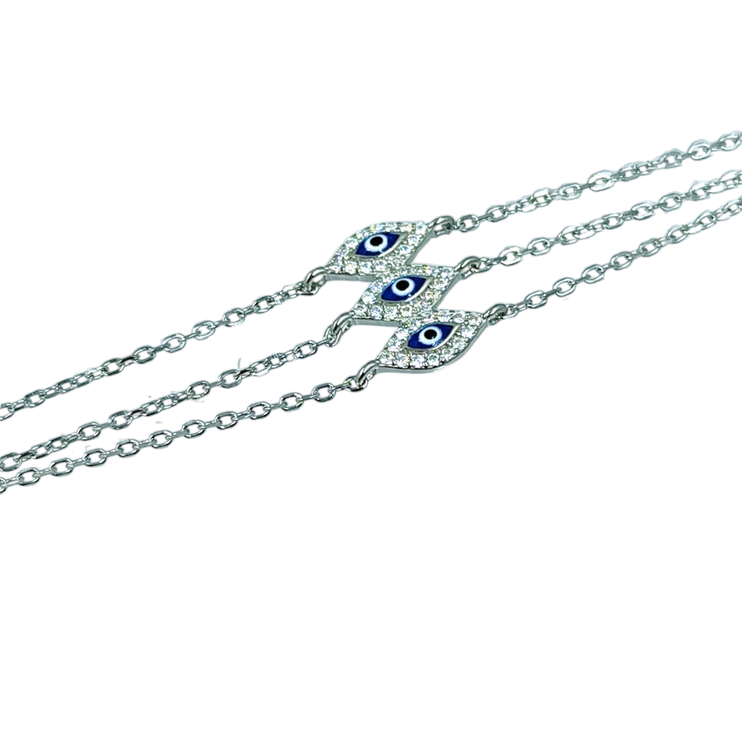 IMG_20250717_100541 Βραχιόλι triple eye από ασήμι 925° - Image 1