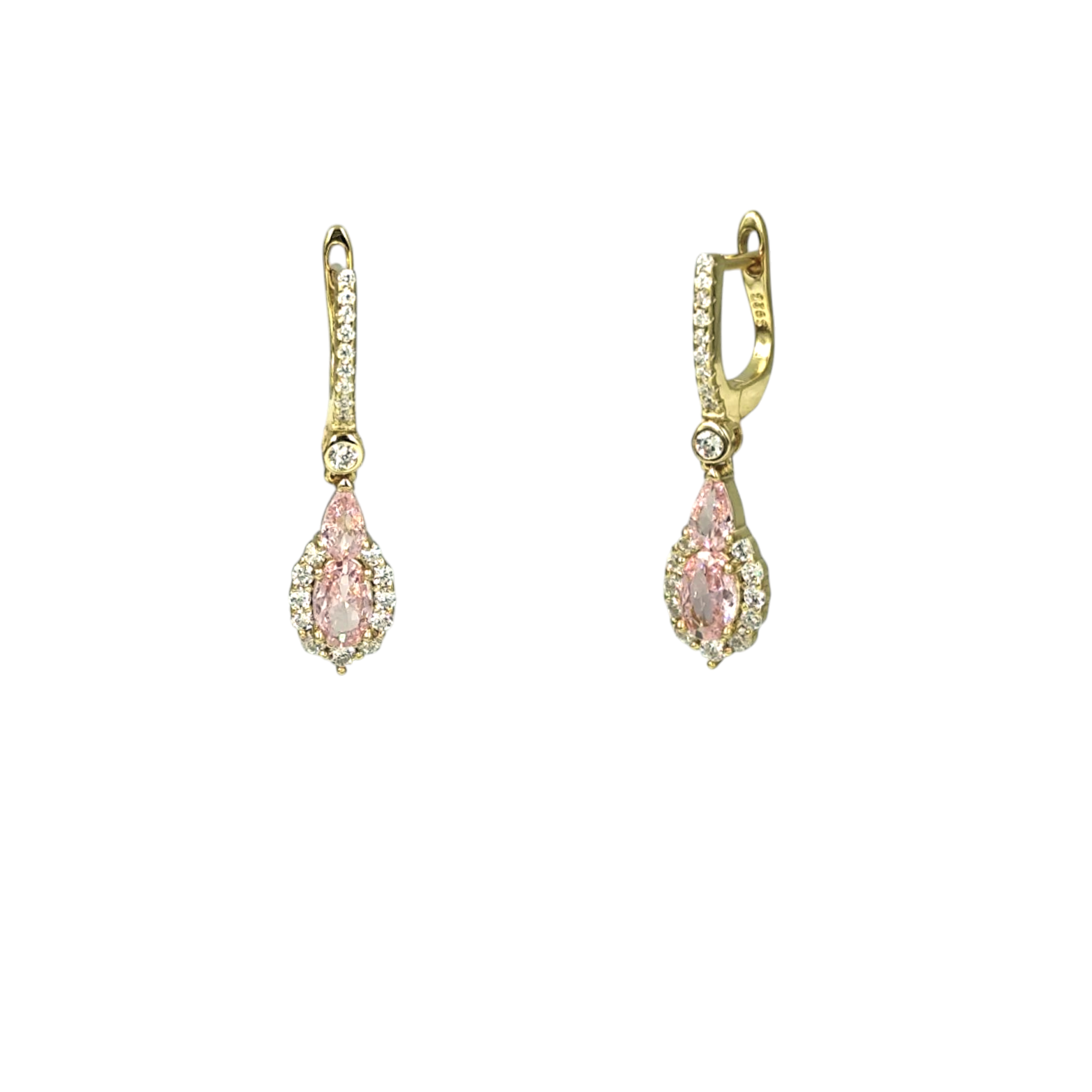 IMG_20250726_132241 Σκουλαρίκια Barbara με ροζ ζιργκόν από ασήμι 925° - Image 1