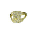 Δαχτυλίδι CC GOLD από ασήμι 925°