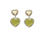 Σκουλαρίκια love Capri από ασήμι 925°