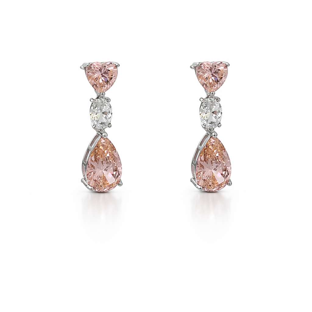 file_000000002cec724697077d8ac83da22a Σκουλαρίκια pretty pink love από ασήμι 925° - Image 1