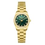 Ρολόι γυναικείο LEE COOPER Crystals Gold Stainless Steel Bracelet LC08155.170