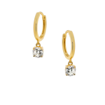 Σκουλαρίκια κρικάκια Tessa σε χρυσό από ασήμι 925°