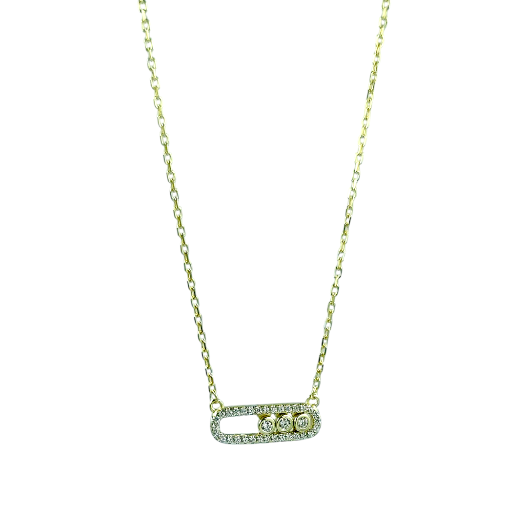 IMG_20250811_104325 Κολιέ gold Willow με ζιργκόν από ασήμι 925° - Image 1