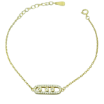 Βραχιόλι gold Willow από επιχρυσωμένο ασήμι 925°