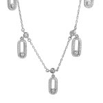 Κολιέ few Desires με ζιργκόν από ασήμι 925°