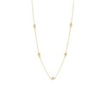 Κολιέ επιχρυσωμένο από ασήμι 925° με πέτρες Swarovski