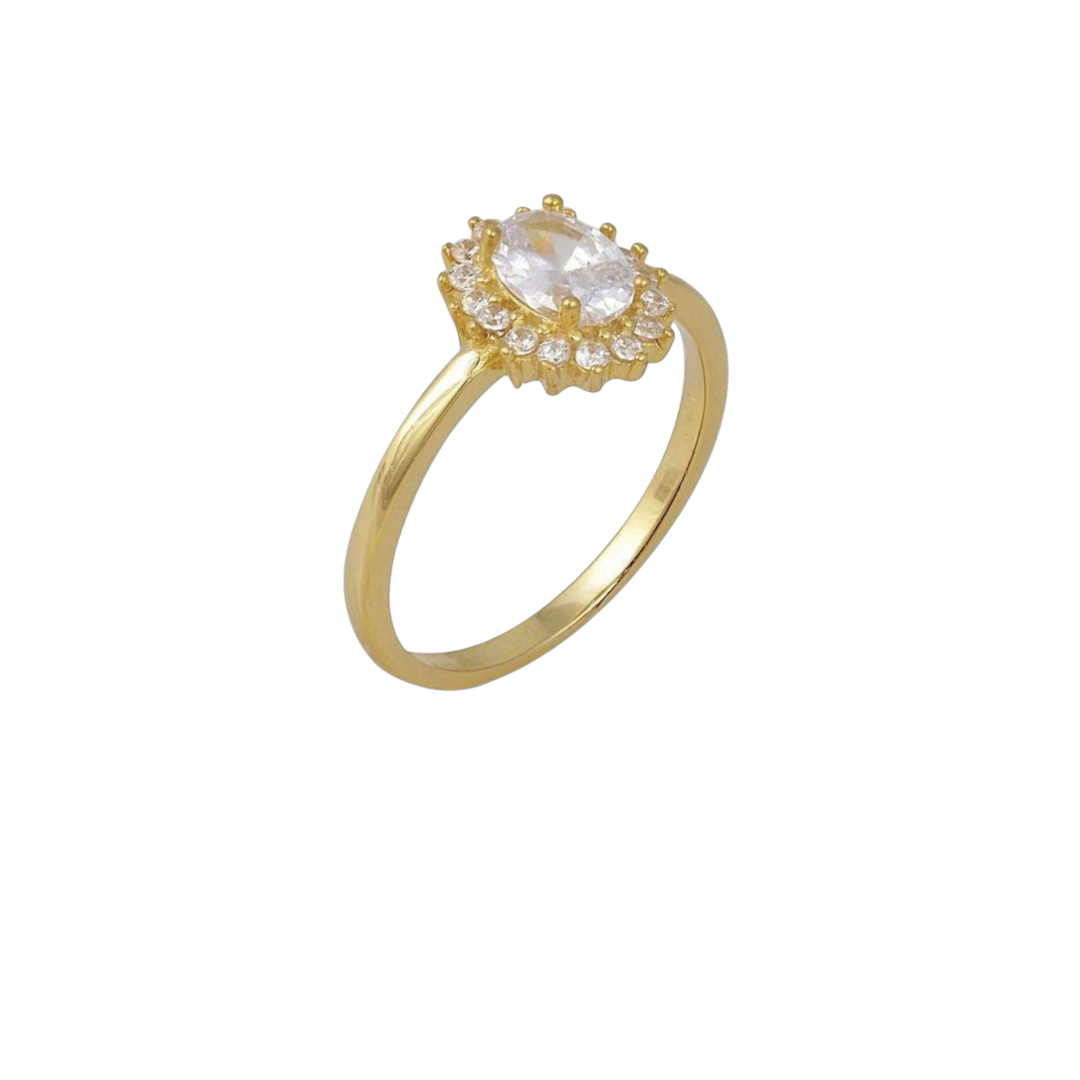 fixedratio_20250612144245_amor_amor_monopetro_apo_asimi_epichrysomeno_34281 Δαχτυλίδι χρυσό ροζέτα λευκή από ασήμι 925° - Image 1