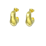 Σκουλαρίκια Dase gold hoops κρίκοι από ασήμι 925°