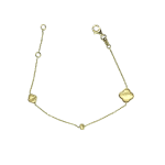 Γυναικείο βραχιόλι με σταυρούς από χρυσό σε Κ14