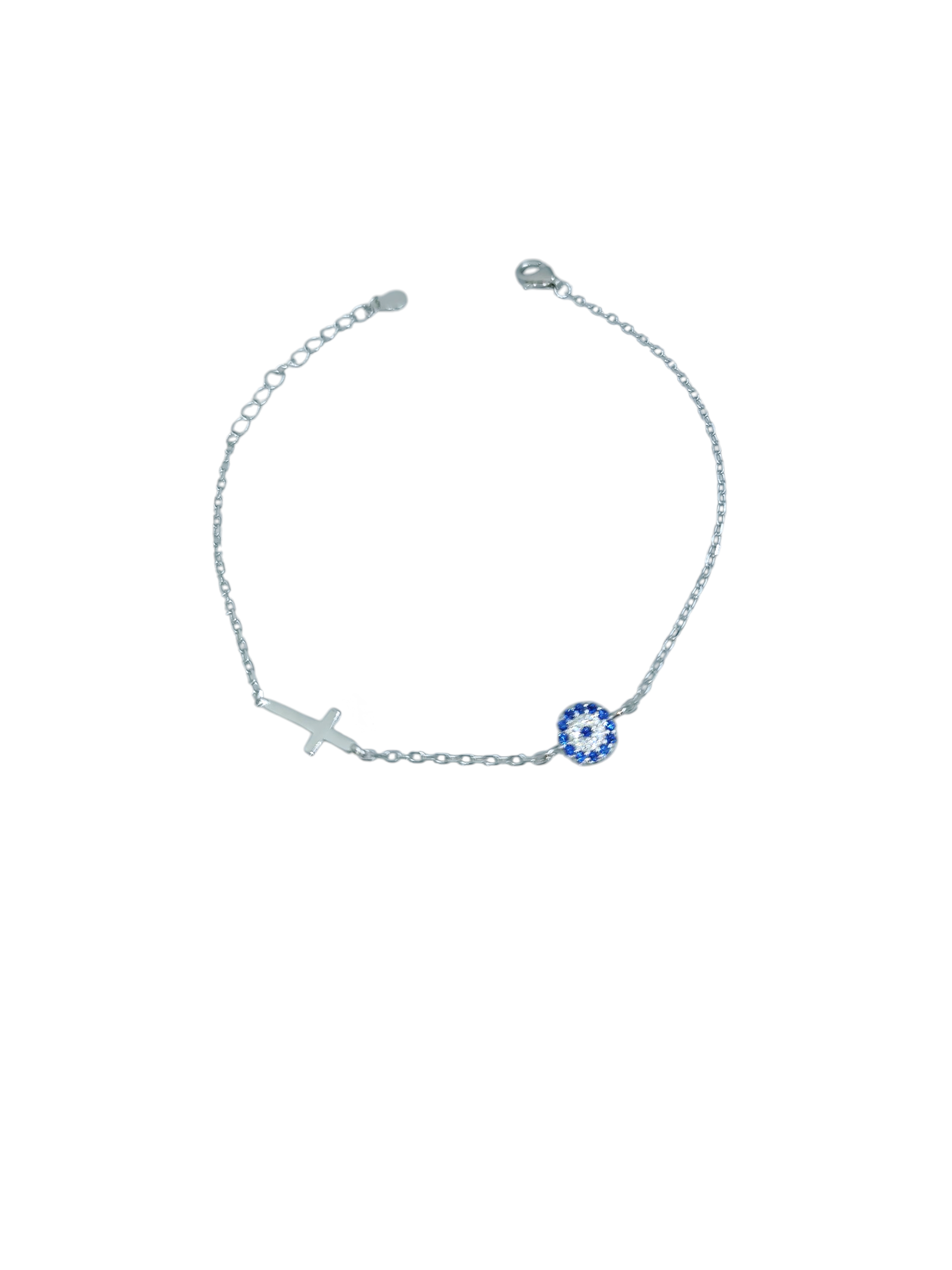 IMG_20250929_105139 Βραχιόλι target cross από ασήμι 925° - Image 1