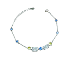 Βραχιόλι sky Edem με ζιργκόν από ασήμι 925°