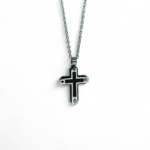 Ατσάλινος ανδρικός σταυρός Visetti 51D-KD067SB